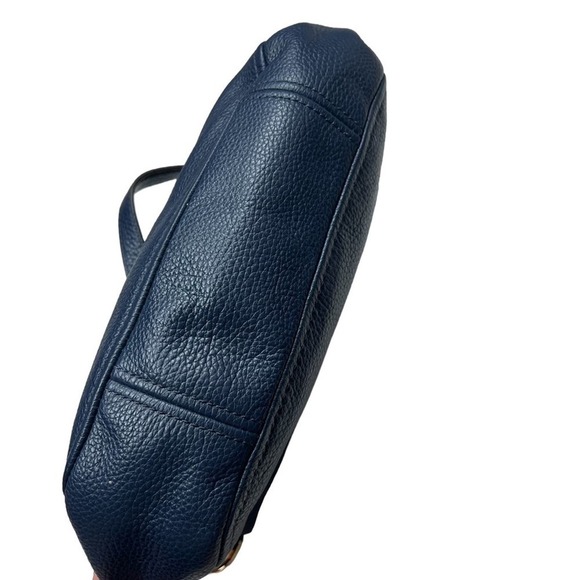 Michael Kors Bedford Leather Bag Navy Blue - Picture 4 of 12